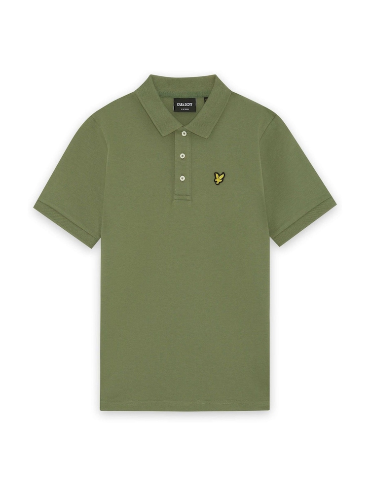 Lyle & Scott Green Classic Boys Polo Shirt - Image 1 of 1 Lyle & Scott Green Classic Boys Polo Shirt - Image 1 of 1