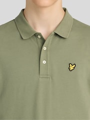 Žalia - Lyle & Scott vienspalviai polo marškinėliai - 3 paveikslėlis iš 6