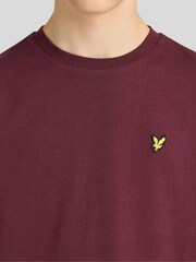 Červená - Tričko s kulatým výstřihem Lyle & Scott - Obrázek 3 z 6