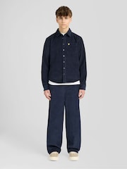 Lyle & Scott Blue Cord Long Sleeve Shirt - Image 5 of 6