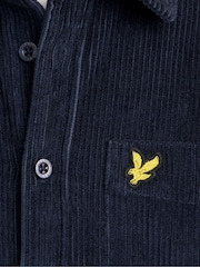 Lyle & Scott Blue Cord Long Sleeve Shirt - Image 6 of 6
