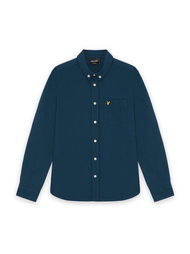 Lyle & Scott Blue Oxford Shirt - Image 1 of 1 Lyle & Scott Blue Oxford Shirt - Image 1 of 1