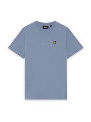 Синий - Футболка Lyle & Scott с вырезом под горло - Изображение 5 6
