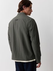Fred Perry Green Ripstop Pocket Overshirt - Image 3 of 7