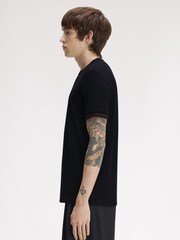 Fred Perry Blue Twin Tipped T-Shirt - Image 2 of 5