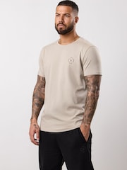 Gym King Brown Stoic Krafla Jersey T-Shirt - Image 1 of 4