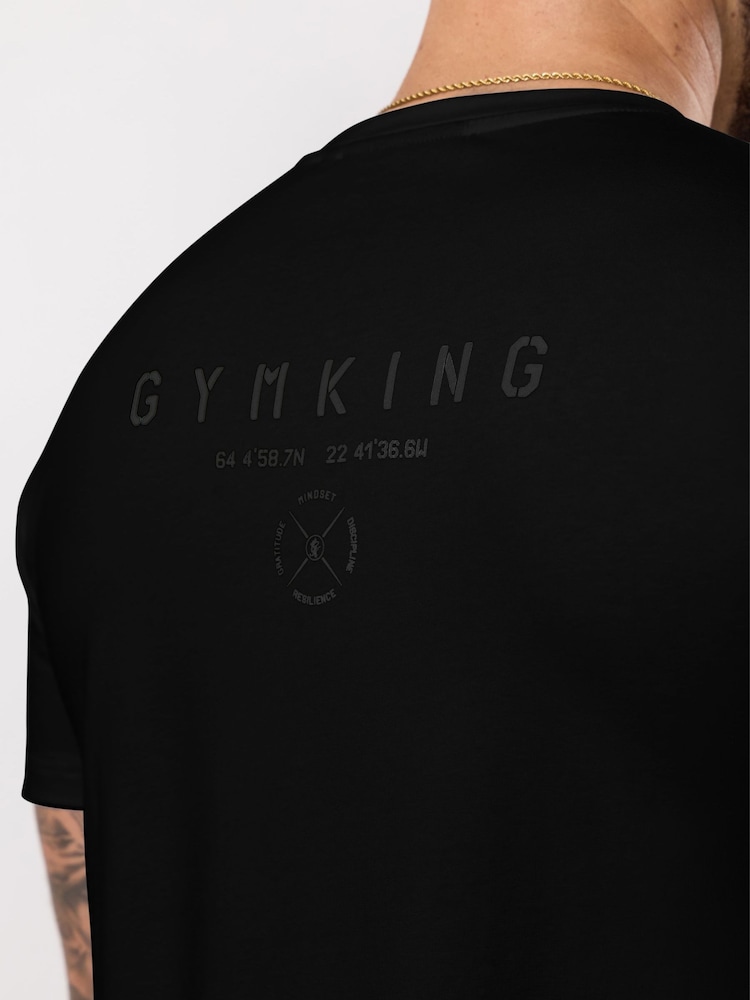 Gym King Black Stoic Esja Jersey T-Shirt - Image 4 of 4