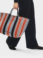 Radley Grey Hadleigh Place Cabana Stripe Tote Bag - Image 1 of 7