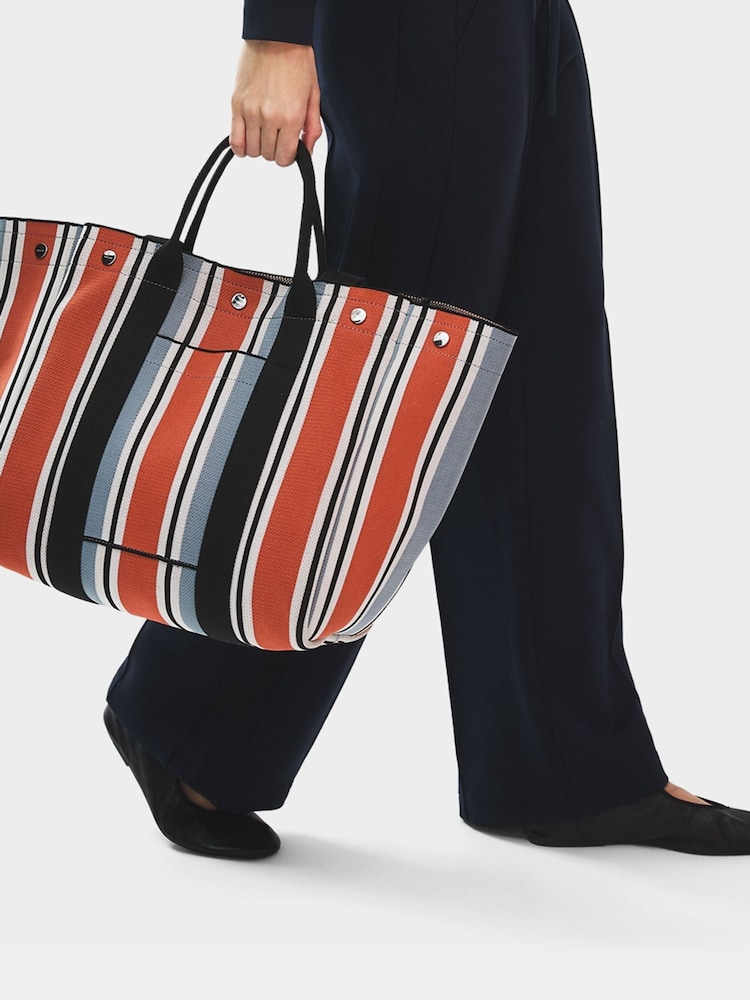 Radley Grey Hadleigh Place Cabana Stripe Tote Bag - Image 1 of 7