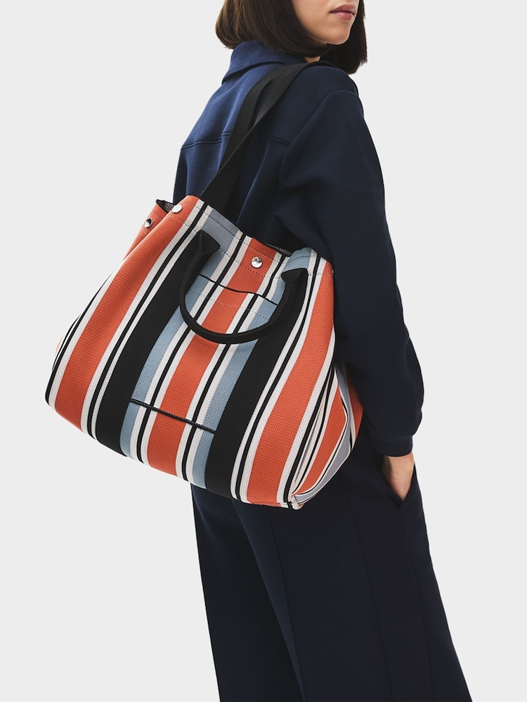 Radley Grey Hadleigh Place Cabana Stripe Tote Bag - Image 7 of 7