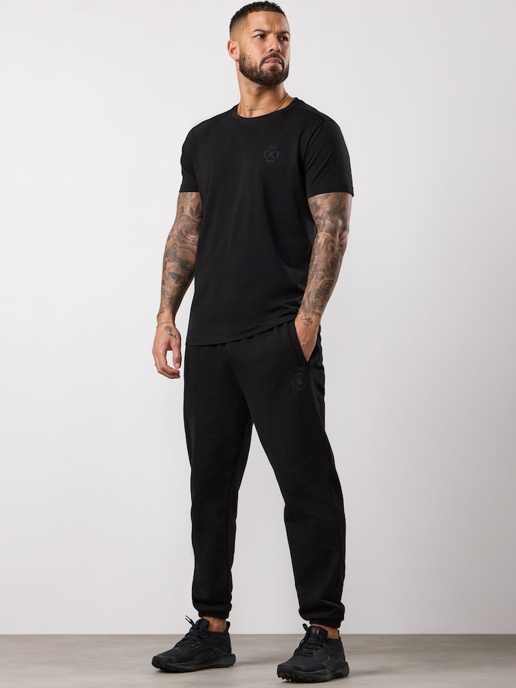 Gym King Black Stoic Hekla Jersey T-Shirt - Image 4 of 4