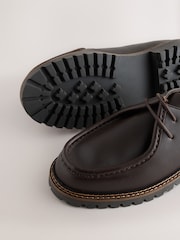 Brown Leather Apron Shoes - Image 6 of 6