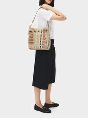 Radley Brown The Camden Raffia Check Shoulder Bag - Image 7 of 7