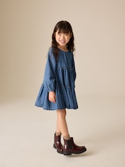 Denim Long Sleeve Dress (3-16yrs) - Image 3 of 8