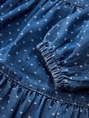 Denim Long Sleeve Dress (3-16yrs) - Image 8 of 8