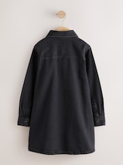 Black Denim Shirt Dress (3-16yrs) - Image 6 of 8