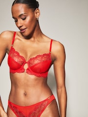 KBX Orange Non Pad Balcony Eden Mesh Bra - Image 3 of 5