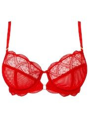KBX Orange Non Pad Balcony Eden Mesh Bra - Image 5 of 5