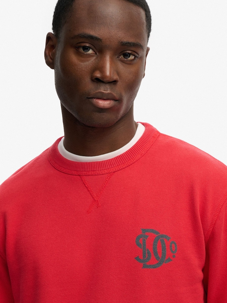 Superdry Red The Merchant Store - Sweatshirt - Image 5 of 5 Superdry Red The Merchant Store - Sweatshirt - Image 5 of 5