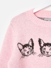 Oliver Bonas Mimi Cat Crew Neck Knitted Jumper - 7의 이미지 6