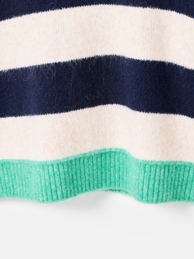 Oliver Bonas Striped Collared Knitted Jumper - Imagen 8 de 8