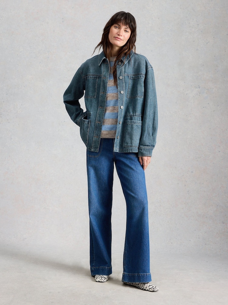 White Stuff Luna Denim Jacket - Imaginea 1 din 6