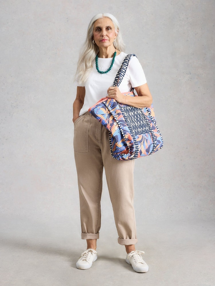 White Stuff White Abbie Embroidered T-Shirt - Image 2 of 6 White Stuff White Abbie Embroidered T-Shirt - Image 2 of 6