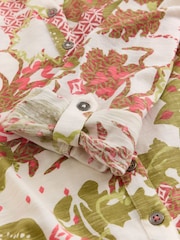 White Stuff Green Annie Jersey Shirt - Image 6 of 6