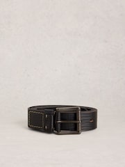 White Stuff Multi Punch Leather Belt - 3суретінің 1 суреті