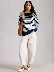 White Stuff Blue Oscar Knit Tunic - Image 4 of 6