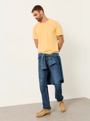 FatFace Yellow Lulworth T-Shirt - Image 4 of 6