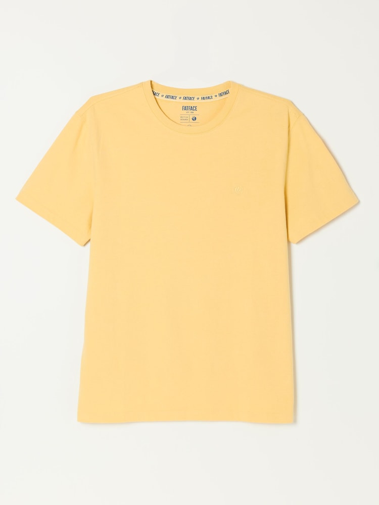 FatFace Yellow Lulworth T-Shirt - Image 6 of 6