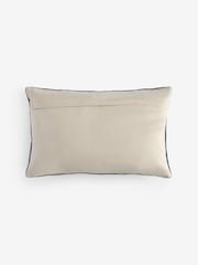 MADE.COM Blue Blake Woven Stripe Cushion - Image 5 of 5