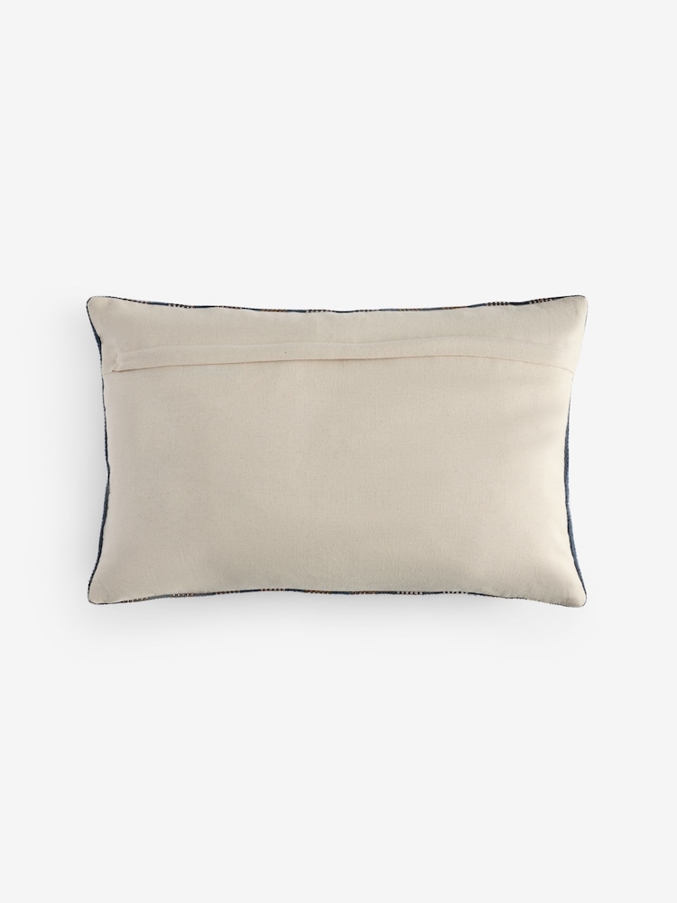 MADE.COM Blue Blake Woven Stripe Cushion - Image 5 of 5