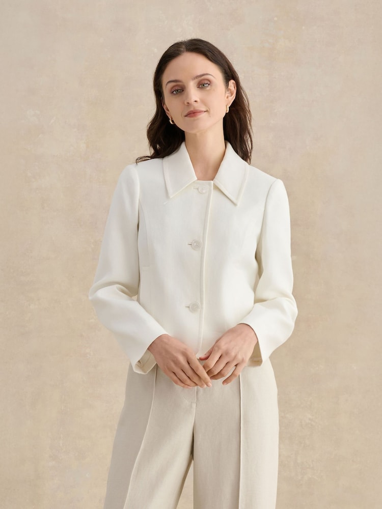 Hobbs ז'קט פשתן, דגם Adeen - תמונה 1 מתוך 4 Hobbs ז'קט פשתן, דגם Adeen - תמונה 1 מתוך 4