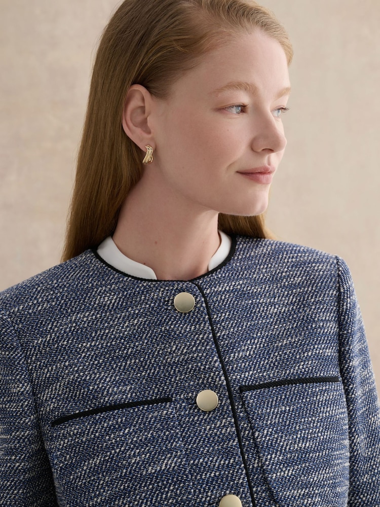 Hobbs Blue Aleena Jacket - Image 2 of 3 Hobbs Blue Aleena Jacket - Image 2 of 3