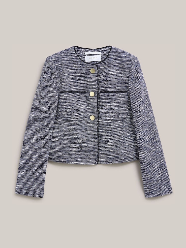Hobbs Blue Aleena Jacket - Image 3 of 3 Hobbs Blue Aleena Jacket - Image 3 of 3