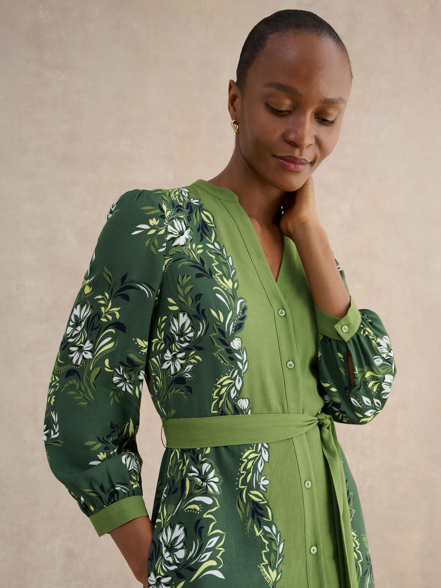 Buy Hobbs Green Apolline Dress from Next USA