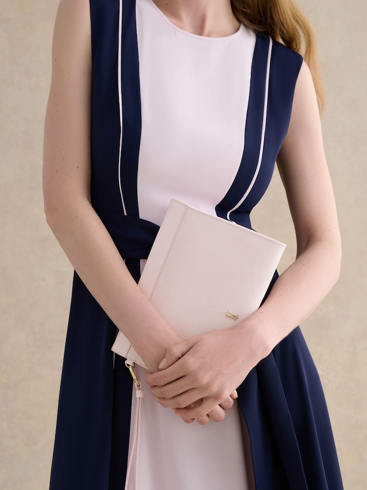 Hobbs Pink Catherine Wristlet Bag - Image 1 of 2