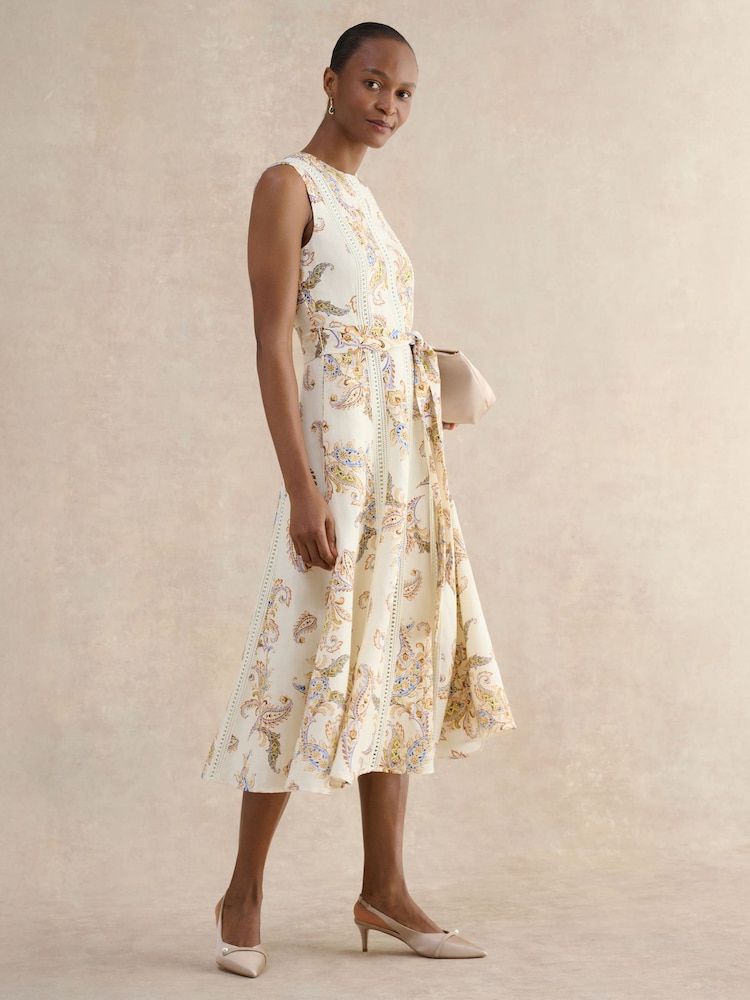 stone linen dress Montserrat Dress main image 0