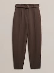 Hobbs Brown Trina Barrel Trousers - Image 4 of 4