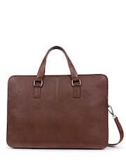 Jones Bootmaker Brown University Leather Briefcase - Image 2 of 3