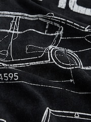 Black Subaru - T-krekls ar brīvu piegriezumu - Attēls 2 no 3