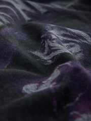 Black Washed Undertaker WWE License Graphic Relaxed Fit T-Shirt - Image 7 of 7
