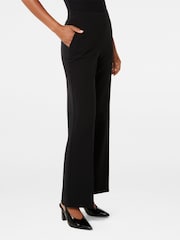 Forever New Black Marissa Wide Leg Trousers - Image 4 of 4