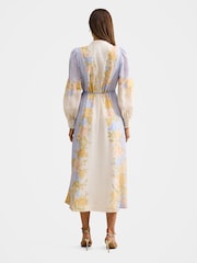 Forever New Christina Placement տպագիր միդի զգեստ, որը պարունակում է կտավ - Պատկեր 2 4-ից