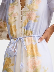 Forever New Christina Placement տպագիր միդի զգեստ, որը պարունակում է կտավ - Պատկեր 3 4-ից