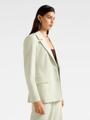 Forever New Green Veda Nipped Waist Blazer - Image 4 of 5