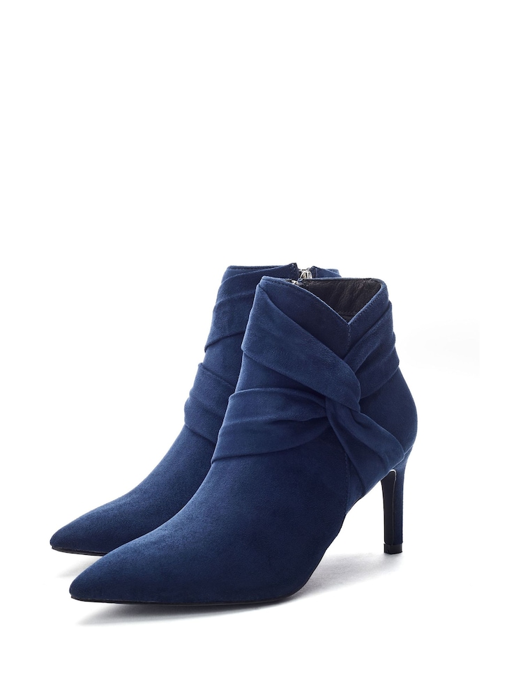 Moda in Pelle Quinia Twisted Detail špicaste čizme-cipele - Slika 2 od 4