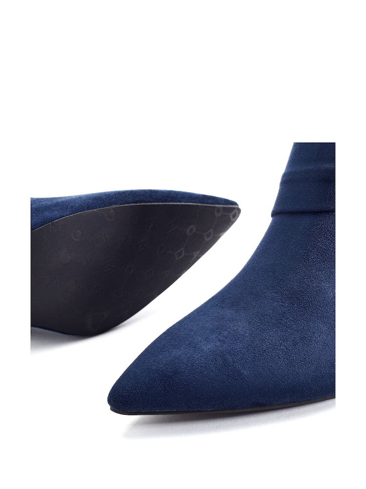 Moda in Pelle Quinia Twisted Detail špicaste čizme-cipele - Slika 4 od 4